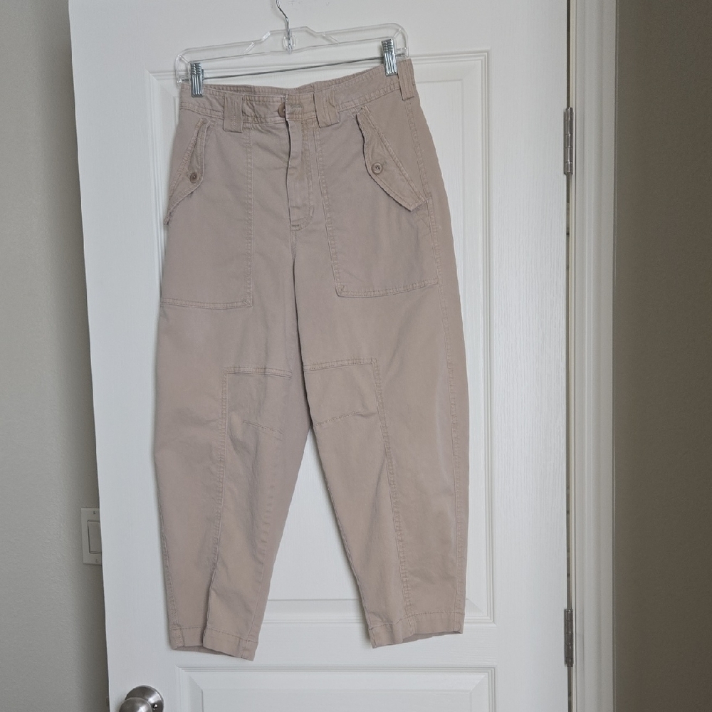 Banana Republic Cotton Barrel Leg Pants